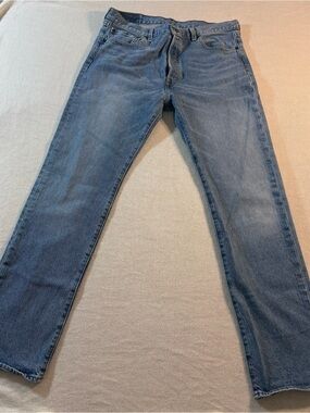 Levi's 501 Original Fit Men's Jeans W33 L32 Blue Button Fly Straight Leg Denim